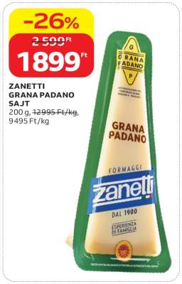 ZANETTI GRANA PADANO SAJT