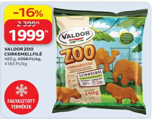 VALDOR ZOO CSIRKEMELLFILÉ