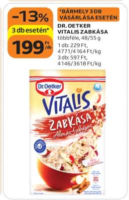 DR OETKER Vitalis zabkása*