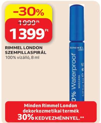 RIMMEL LONDON SZEMPILLASPIRÁL