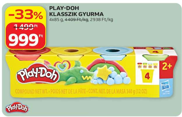 PLAY-DOH KLASSZIK GYURMA