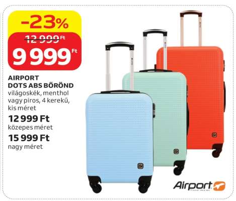 AIRPORT DOTS ABS BŐRÖND