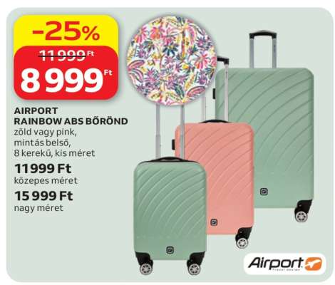 AIRPORT RAINBOW ABS BŐRÖND