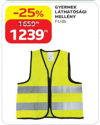 GYERMEK LÁTHATÓSÁGI MELLÉNY