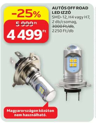 AUTÓS OFF ROAD LED IZZÓ