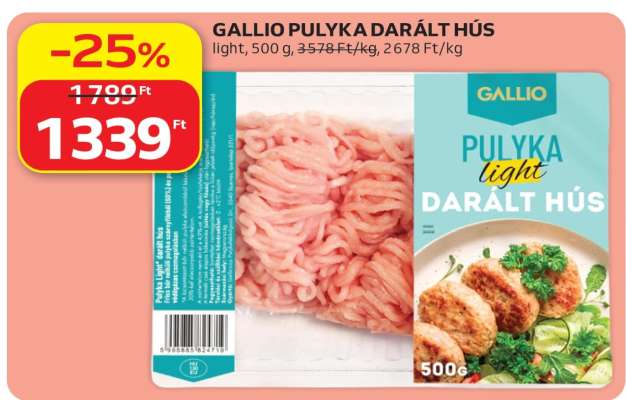 GALLIO PULYKA DARÁLT HÚS