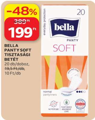 BELLA PANTY SOFT TISZTASÁGI BETÉT