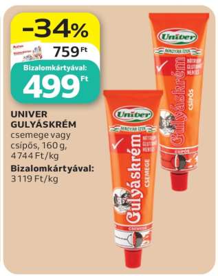 UNIVER Gulyáskrém