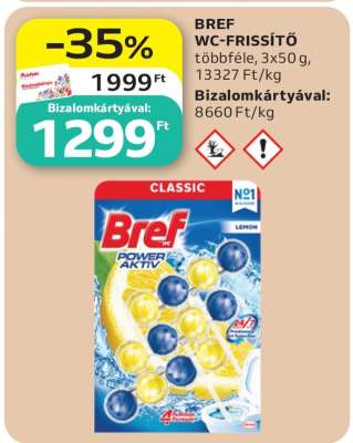 Bref WC-Frissítő