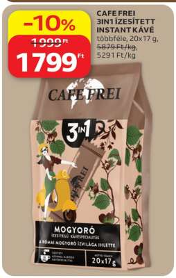 CAFE FREI 3IN1 ÍZESÍTETT INSTANT KÁVÉ