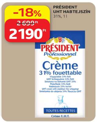 PRÉSIDENT UHT HABTEJSZÍN