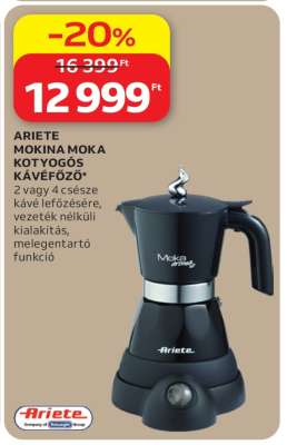 ARIETE MOKINA MOKA KOTYOGÓS KÁVÉFŐZŐ