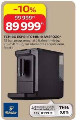 TCHIBO ESPERTO MINI KÁVÉFŐZŐ