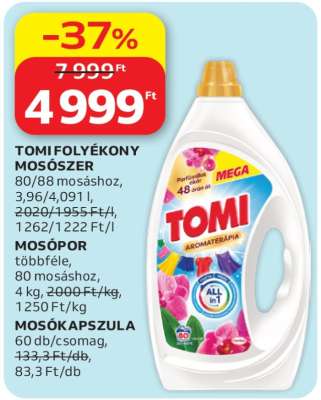 TOMI FOLYÉKONY MOSÓSZER