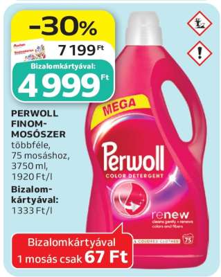 PERWOLL FINOM-MOSÓSZER