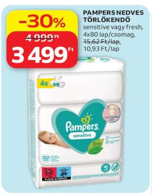 PAMPERS NEDVES TÖRLŐKENDŐ