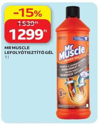 MR MUSCLE Lefolyótisztító gél
