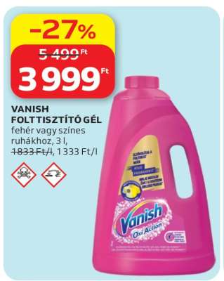 Vanish Folttisztító Gél