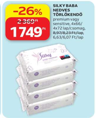 SILKY BABA NEDVES TÖRLŐKENDŐ