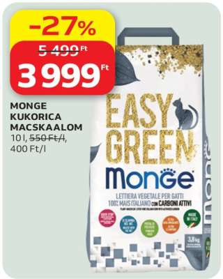 MONGE KUKORICA MACSKAALOM
