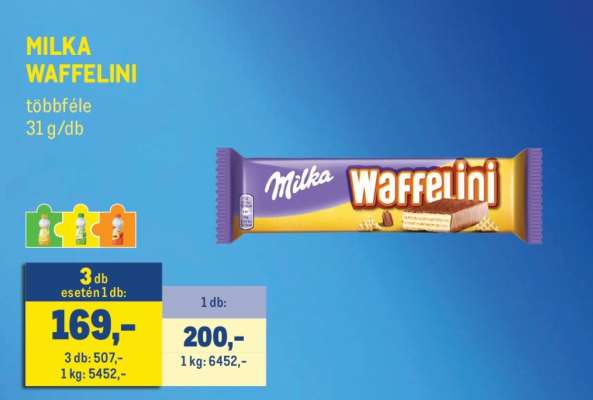 MILKA Waffelini