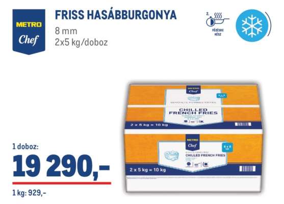 FRISS HASÁBBURGONYA