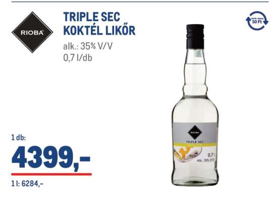 RIOBA TRIPLE SEC KOKTÉL LIKŐR