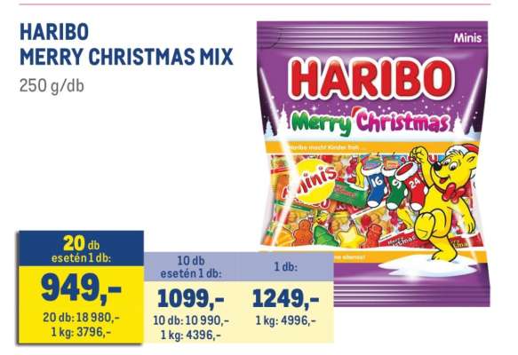 HARIBO MERRY CHRISTMAS MIX