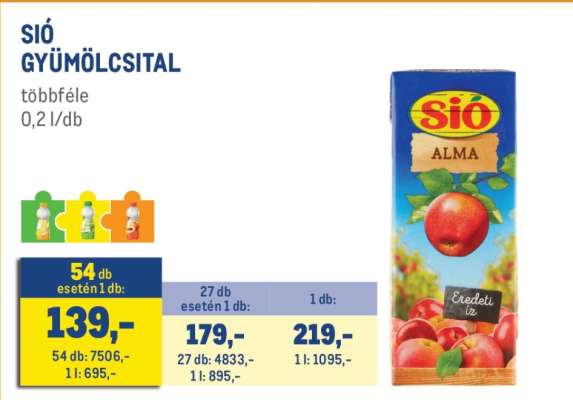 Sió gyümölcsital