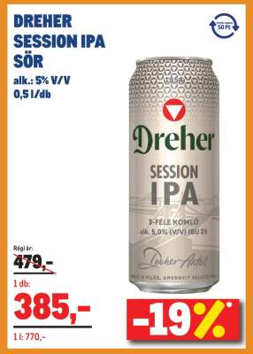 Dreher Session IPA sör