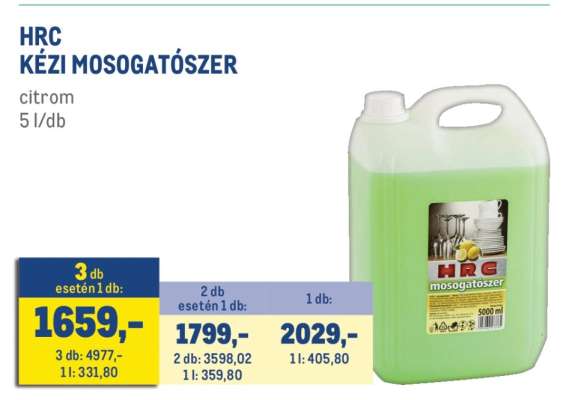 HRC KÉZI MOSOGATÓSZER