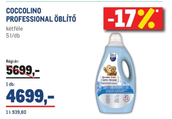 COCCOLINO PROFESSIONAL ÖBLÍTŐ