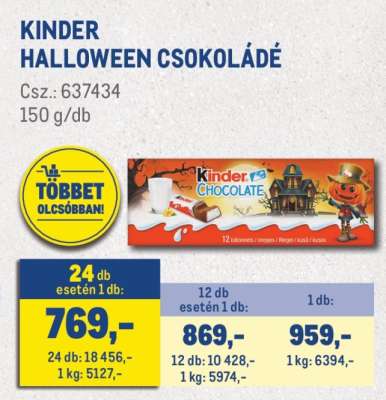 Kinder Halloween csokoládé