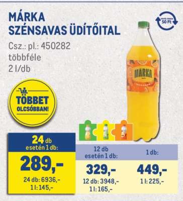 Márka Szénsavas Üdítőital