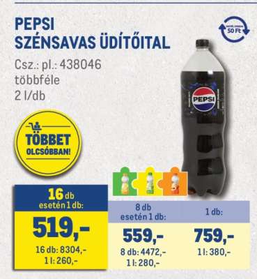 Pepsi szénsavas üdítőital