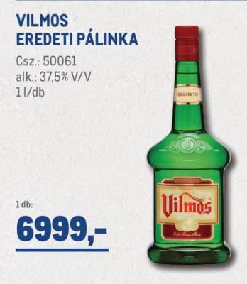 VILMOS EREDETI PÁLINKA