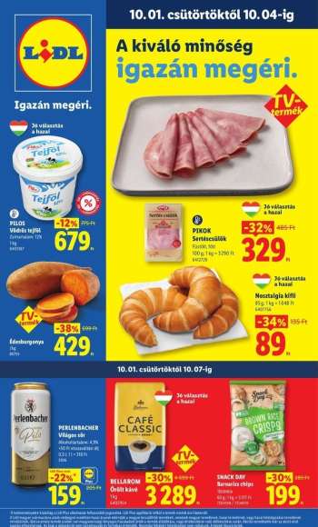 Újság Lidl - 2026.10.01 - 2026.10.07.