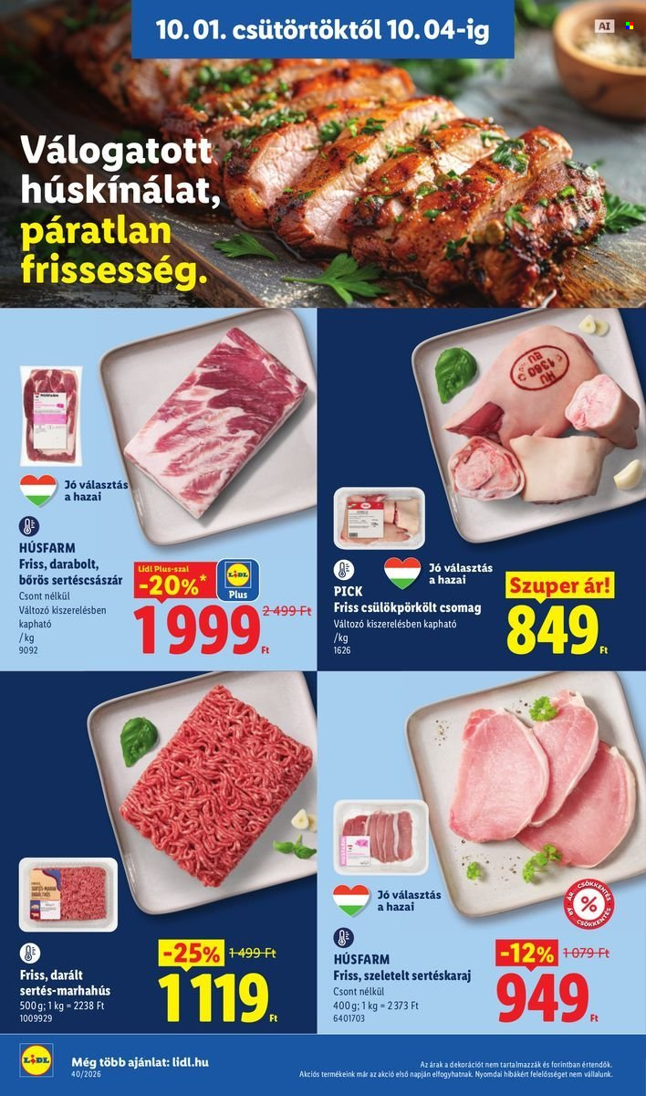 Lidl akciós újságok - 2026.10.01 - 2026.10.07. Oldal 4