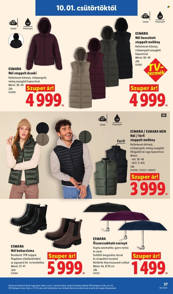 Lidl akciós újságok - 2026.10.01 - 2026.10.07. Oldal 37