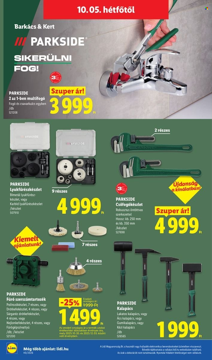 Lidl akciós újságok - 2026.10.01 - 2026.10.07. Oldal 58