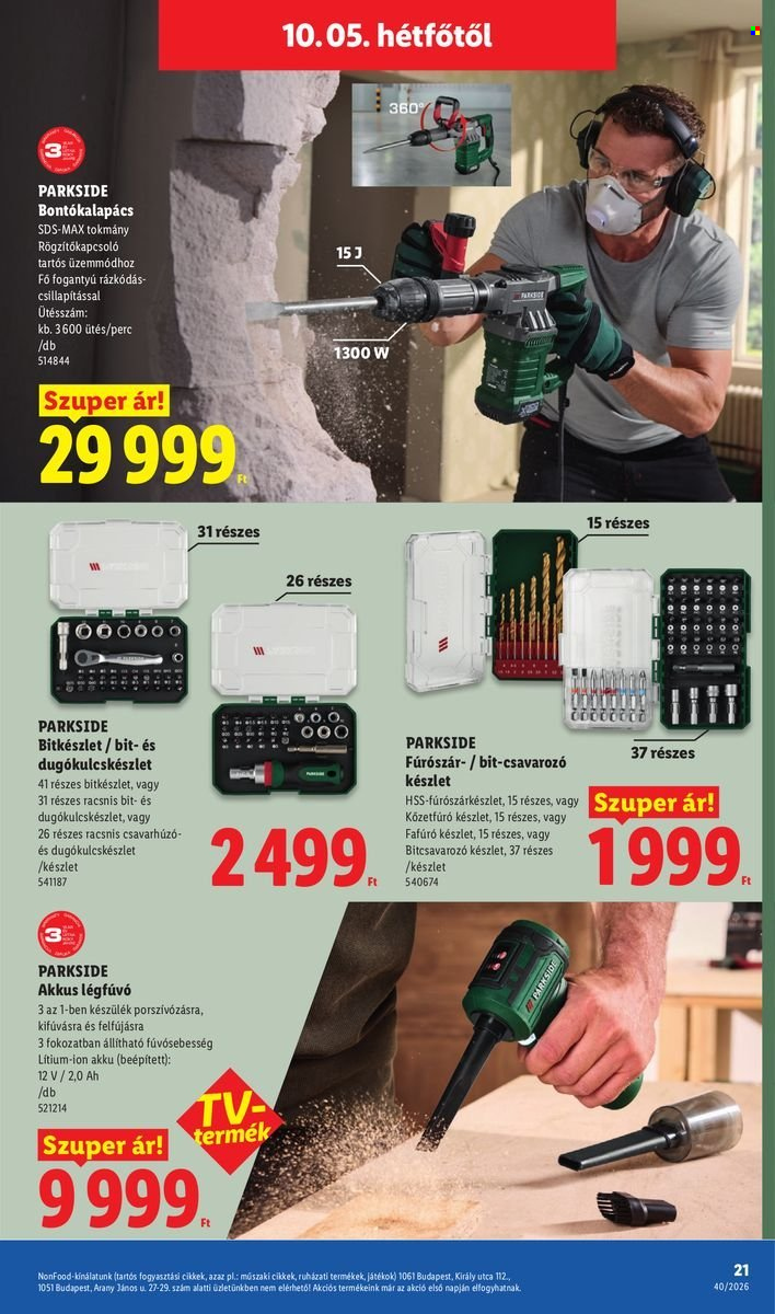 Lidl akciós újságok - 2026.10.01 - 2026.10.07. Oldal 21
