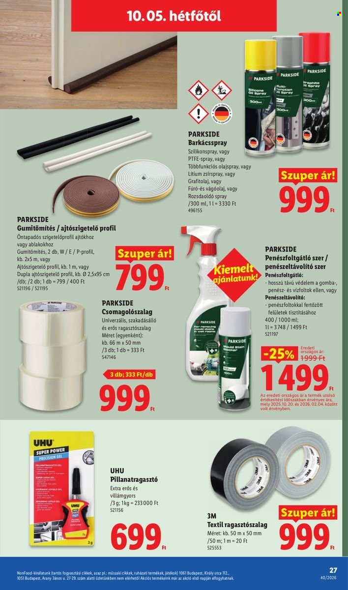 Lidl akciós újságok - 2026.10.01 - 2026.10.07. Oldal 27