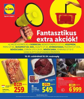 Újság Lidl - 2026.10.01 - 2026.10.04.