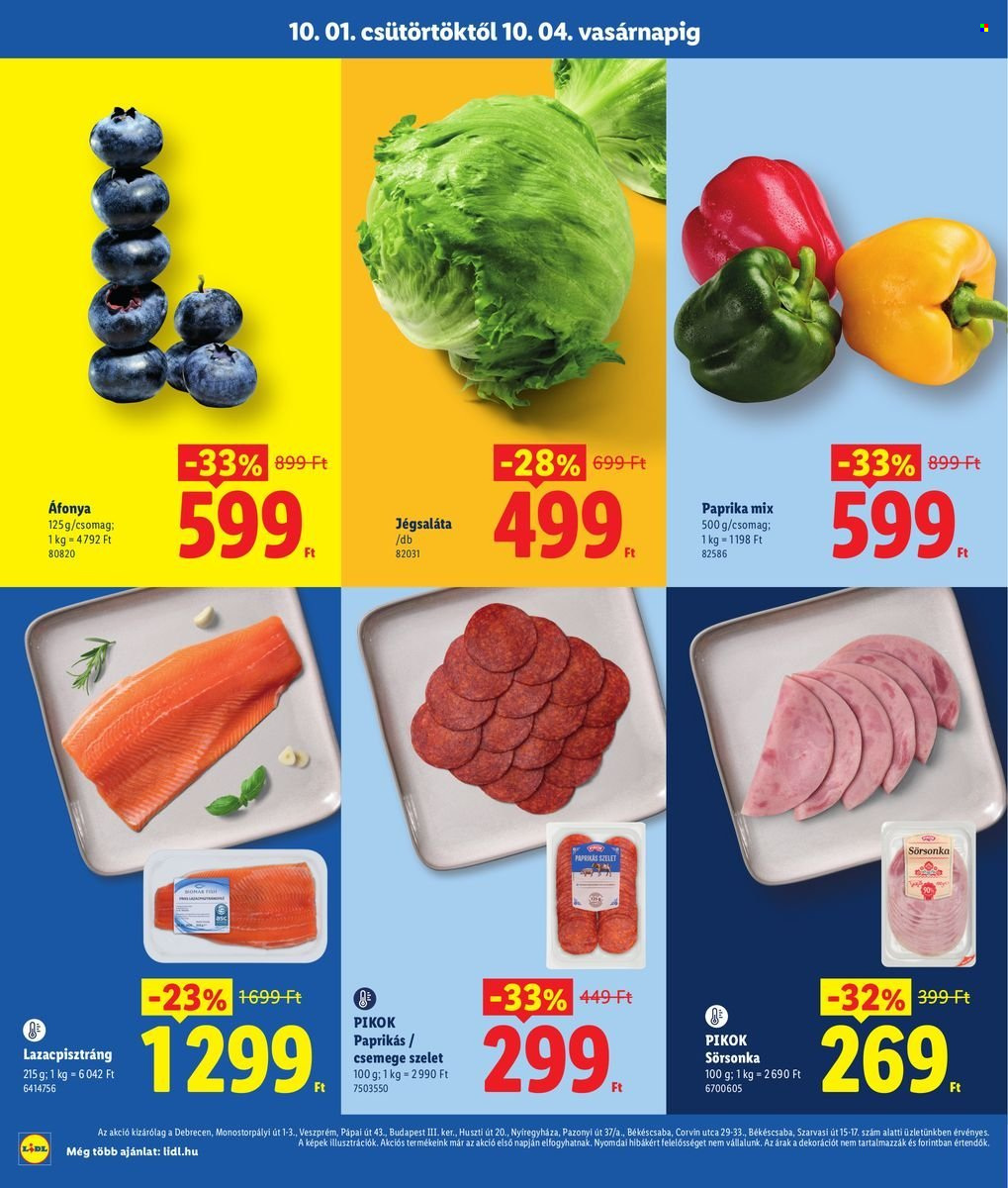 Lidl akciós újságok - 2026.10.01 - 2026.10.04. Oldal 2