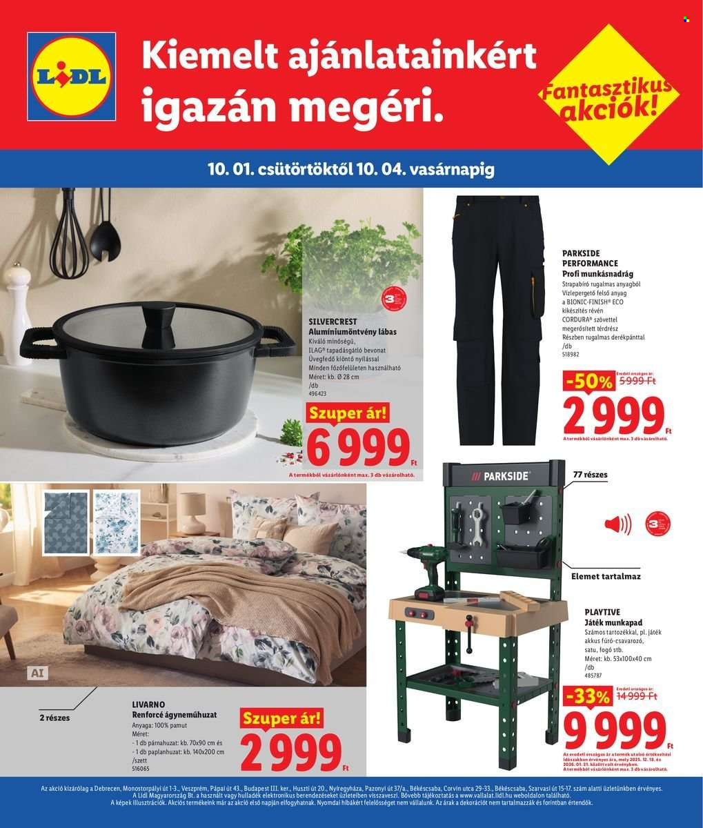 Lidl akciós újságok - 2026.10.01 - 2026.10.04. Oldal 4