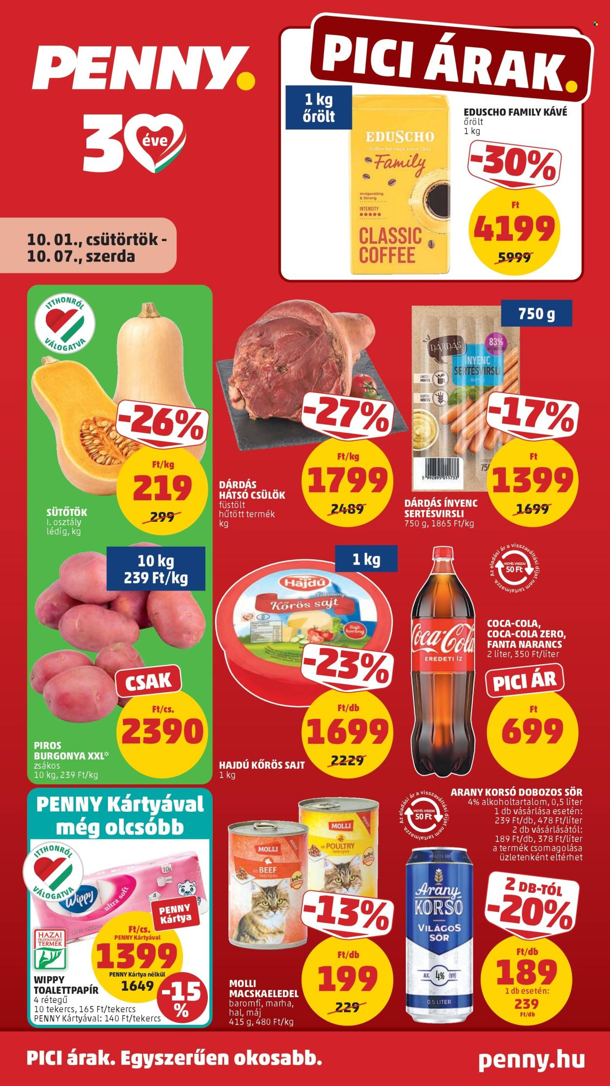 Penny Market akciós újságok - 2026.10.01 - 2026.10.07. Oldal 1