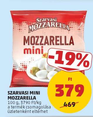 SZARVASI Mini mozzarella