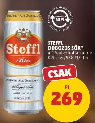 Steffl Dobozos Sör