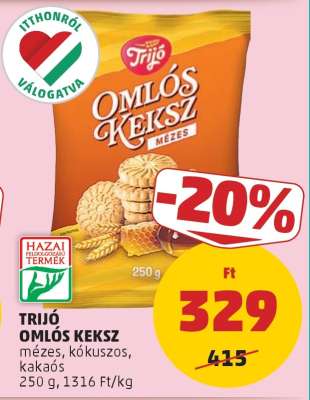 Trijó Omlós Keksz