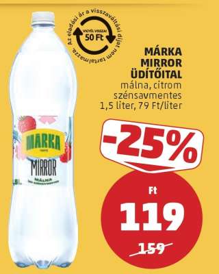 MÁRKA MIRROR ÜDÍTŐITAL